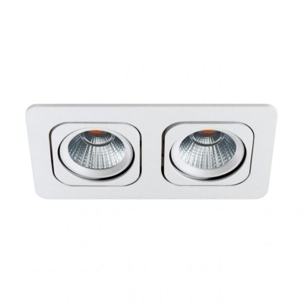 Inbouwspot LED 'Vascello P1' 2x 6,4W Wit incl. drivers