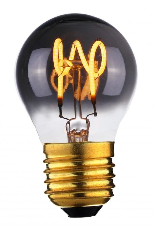 E27 Kogellamp LED - 4W - dimbaar - Smoke