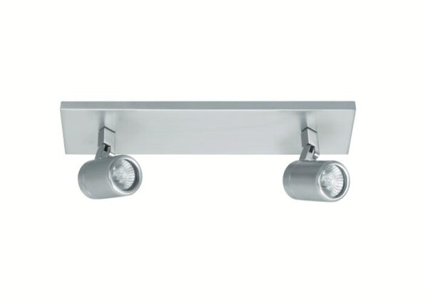 Spot Rain Nikkel 2-lichts IP44