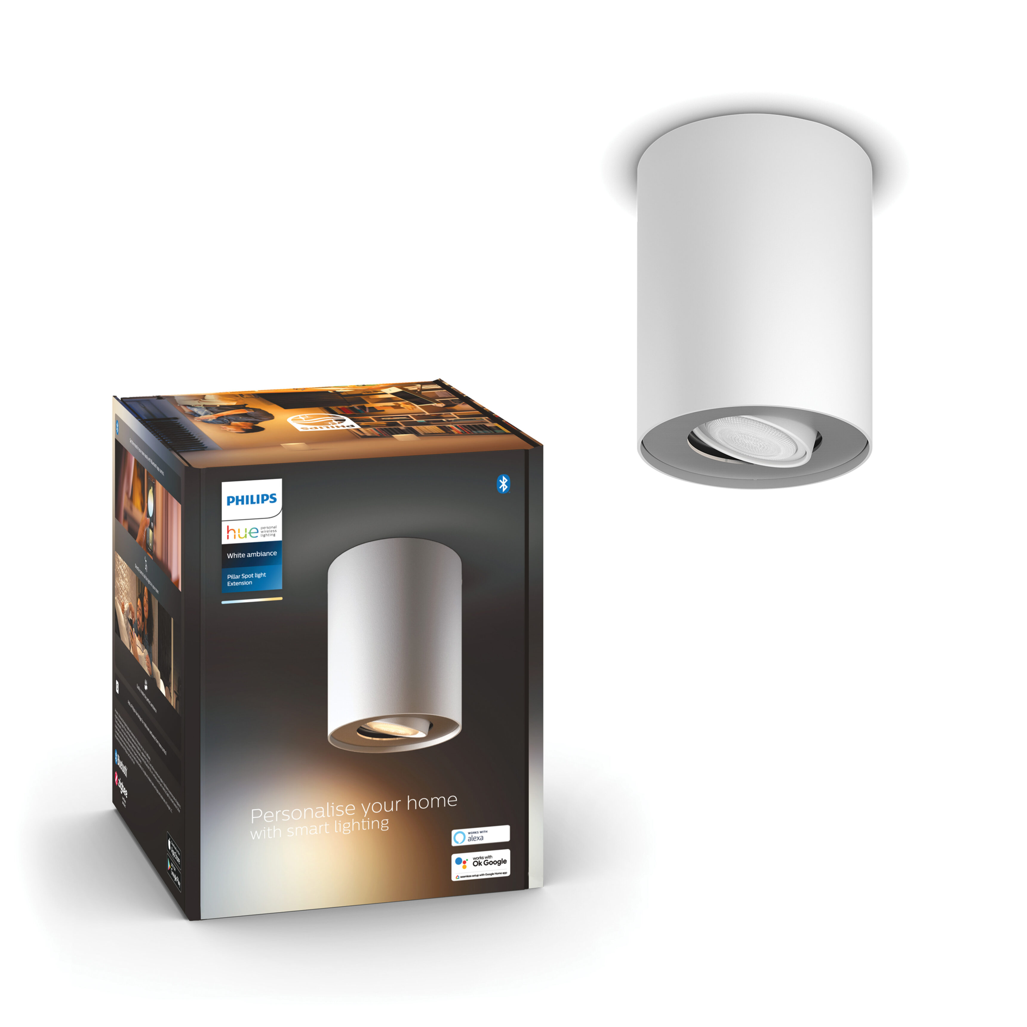 Philips Hue spot Pillar 1-lichts Wit