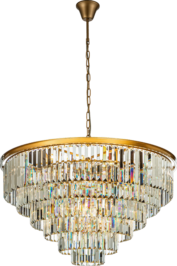 Hanglamp Baroc Hilton antique gold Ø112cm