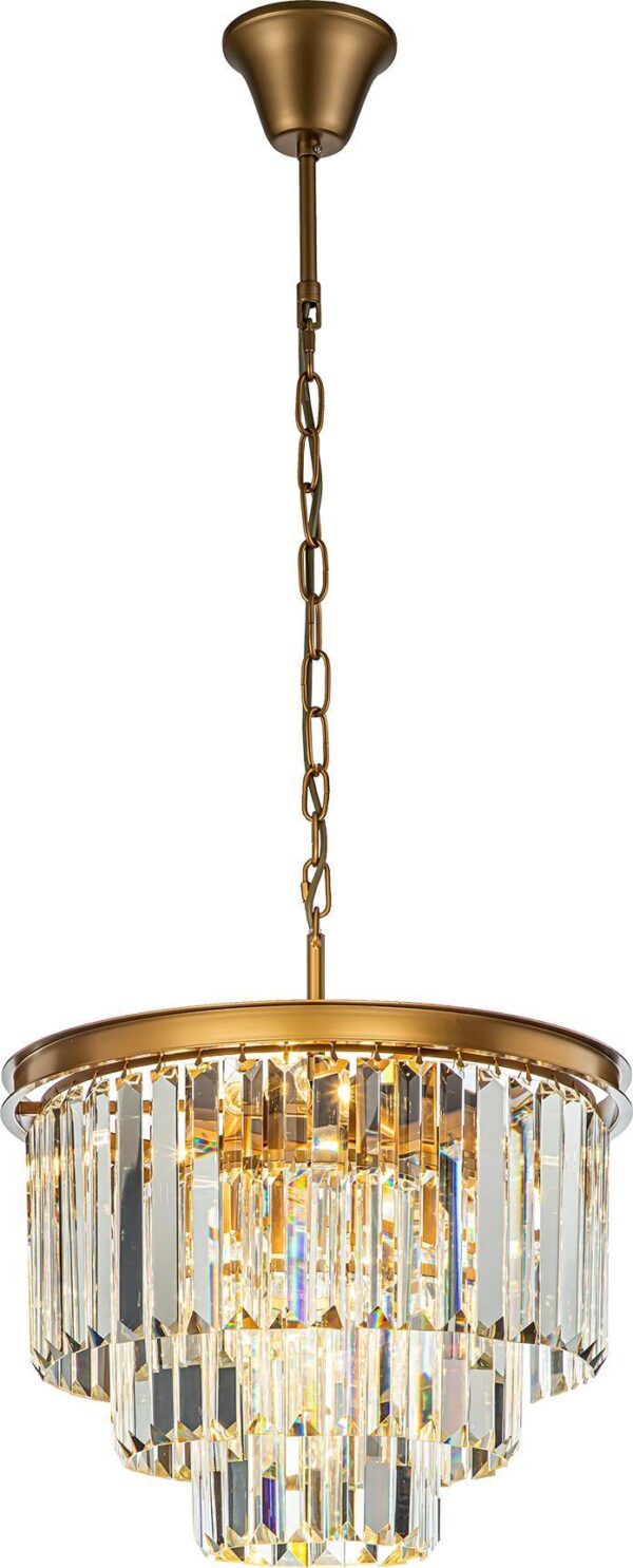 Hanglamp Baroc Hilton antique gold Ø50cm