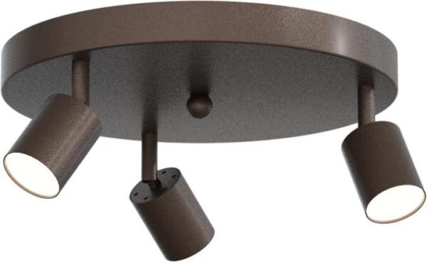 Plafondlamp Bounce 3-lichts cacao base cacao Ø30cm