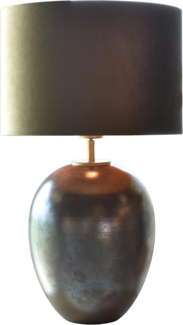 Tafellamp Raku Elegance silver matt