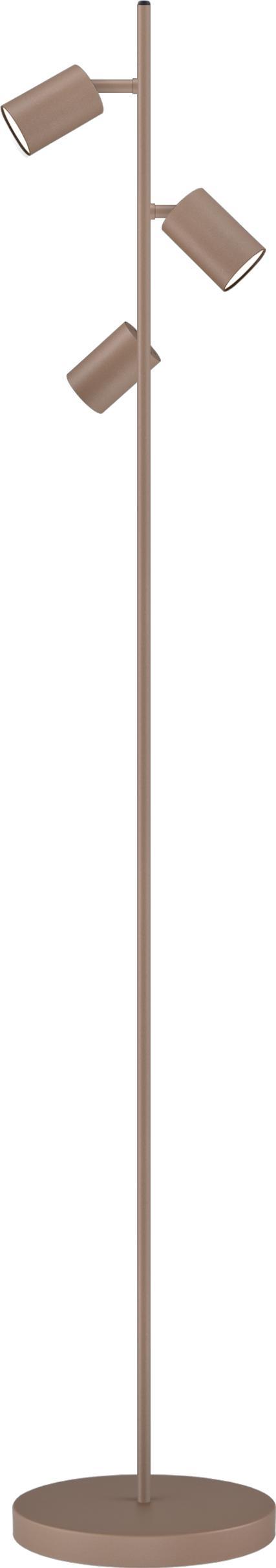 Vloerlamp Bounce 3lts beige h.150cm