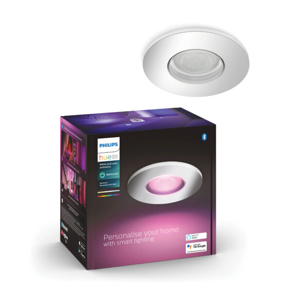 Philips Hue badkamer inbouwspot Xamento Chroom