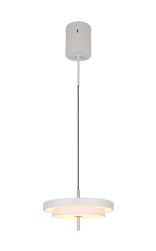 Hanglamp Keaton 1-lichts Lichtgrijs