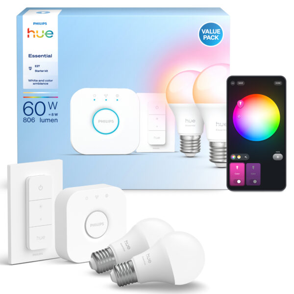Philips Hue Essential starterkit - White and Color E27