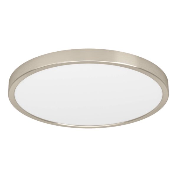 Connect.Z Plafondlamp Fueva 6-Z IP44 Nikkel Rond Ø39 cm