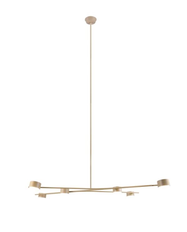 Hanglamp Coda 6lichts Beige