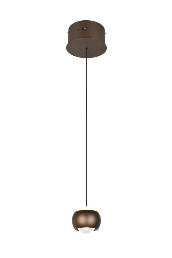 Hanglamp Orbit 1-lichts Platinum