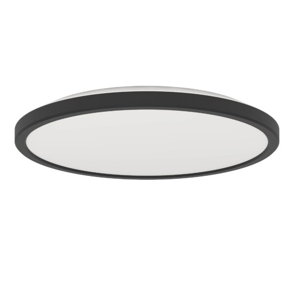 Connect.Z Plafondlamp Rovito-Z IP44 Zwart ∅30 cm