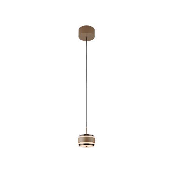 Hanglamp Pure Falling Rings 1-lichts Brons