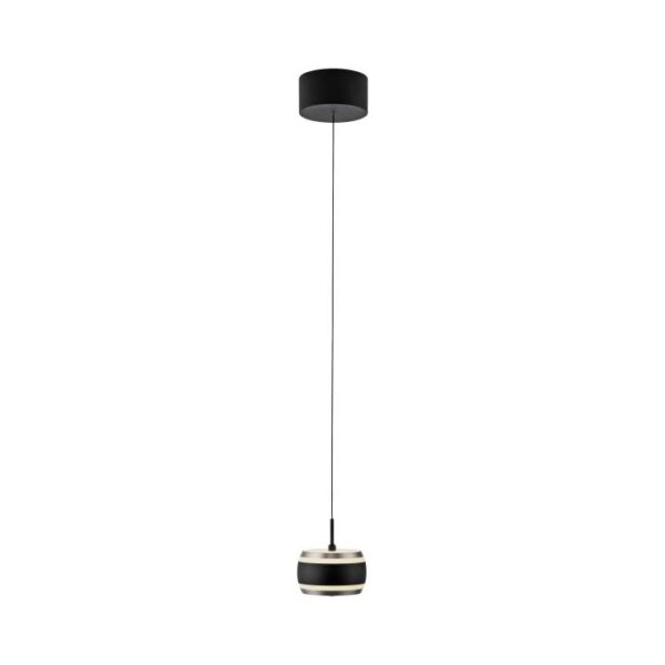 Hanglamp Pure Falling Rings 1-lichts Zwart