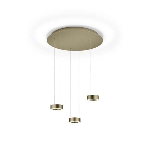Hanglamp Zera-Rondo 3-lichts Brons