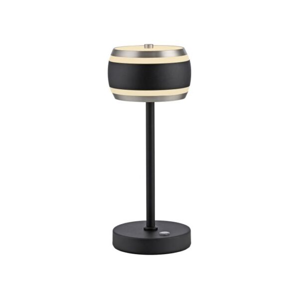 Tafellamp Pure Falling Rings Zwart Oplaadbaar