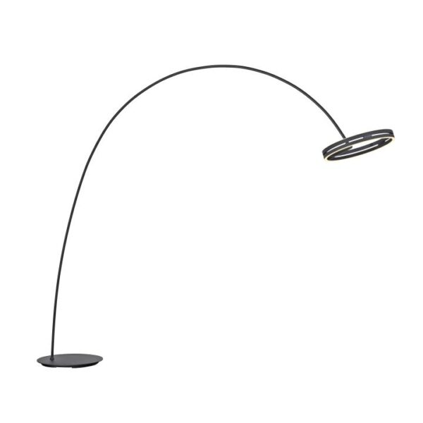 Vloerlamp Pure Loop-Bow Zwart