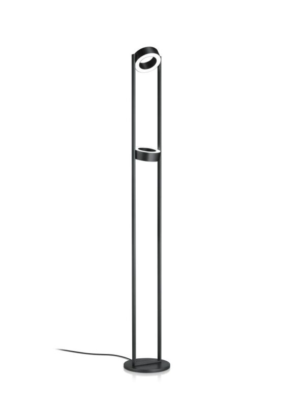 Vloerlamp Wega-S Zwart