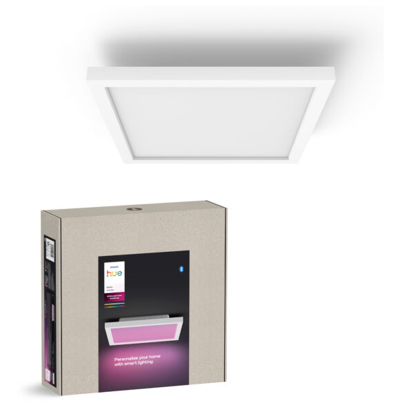 Philips Hue Plafondlamp Surimu Paneel Vierkant Klein Wit