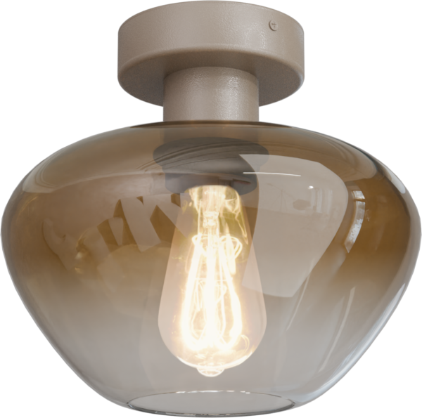 Plafondlamp Genua 24cm beige