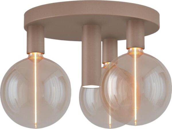 Plafondlamp Tence Beige 4-lichts