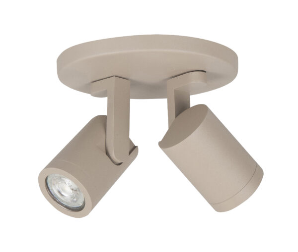 Spot Halo Zand 2-lichts Rond